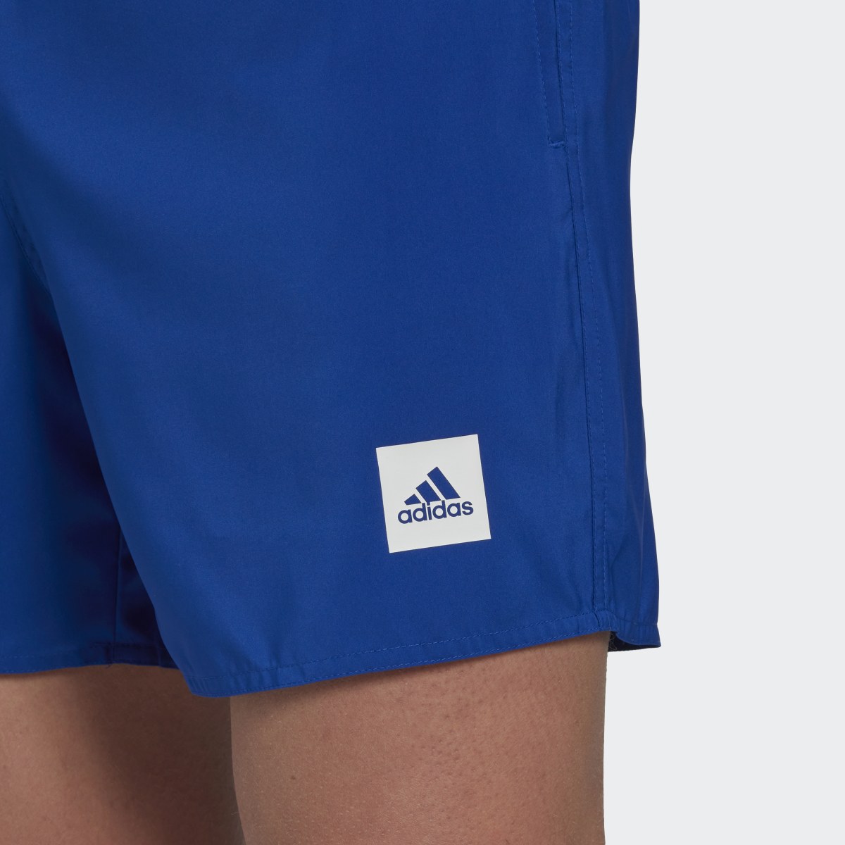 Adidas Short Length Solid Swim Shorts. 5
