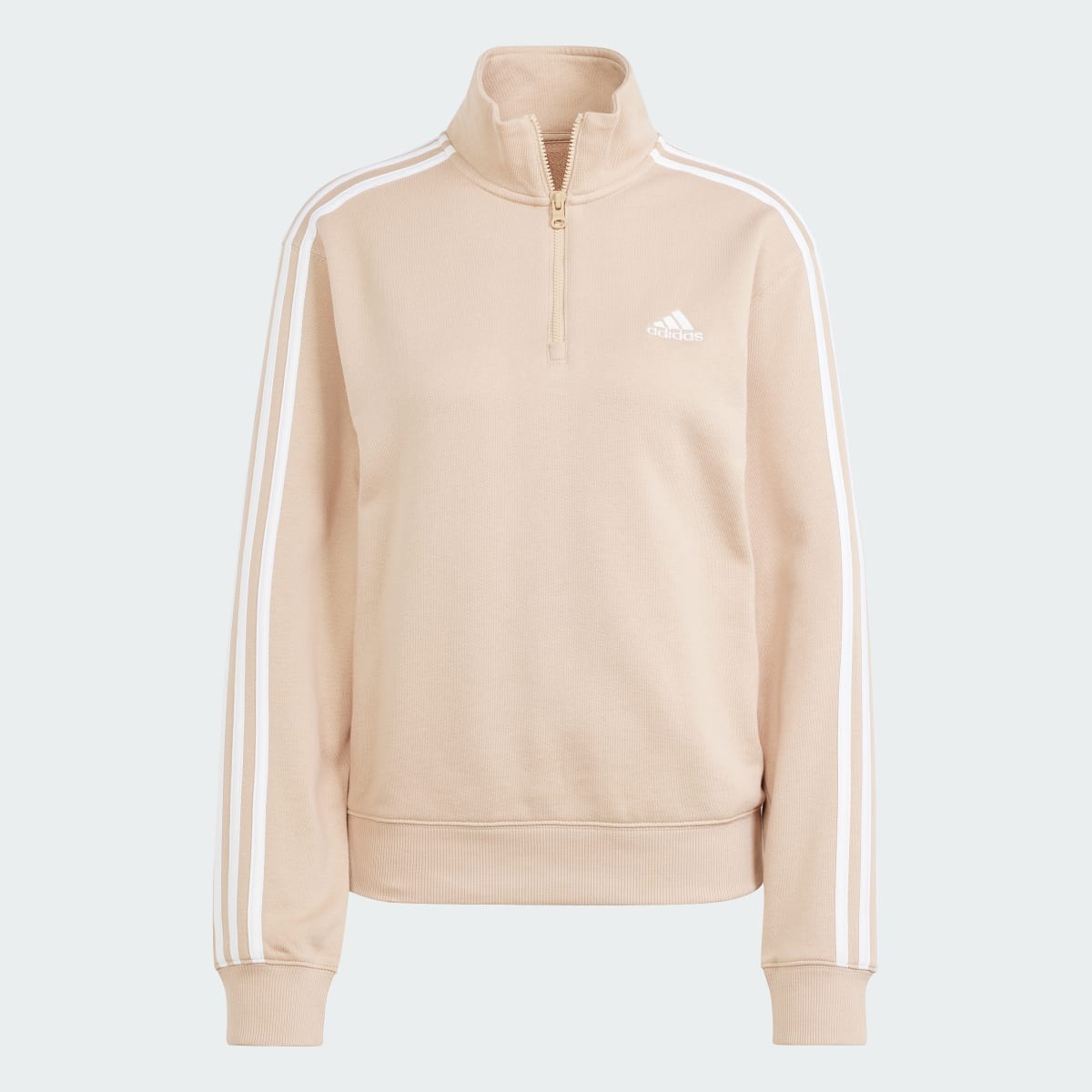 Adidas Sudadera Essentials Quarter-Zip 3 bandas. 5