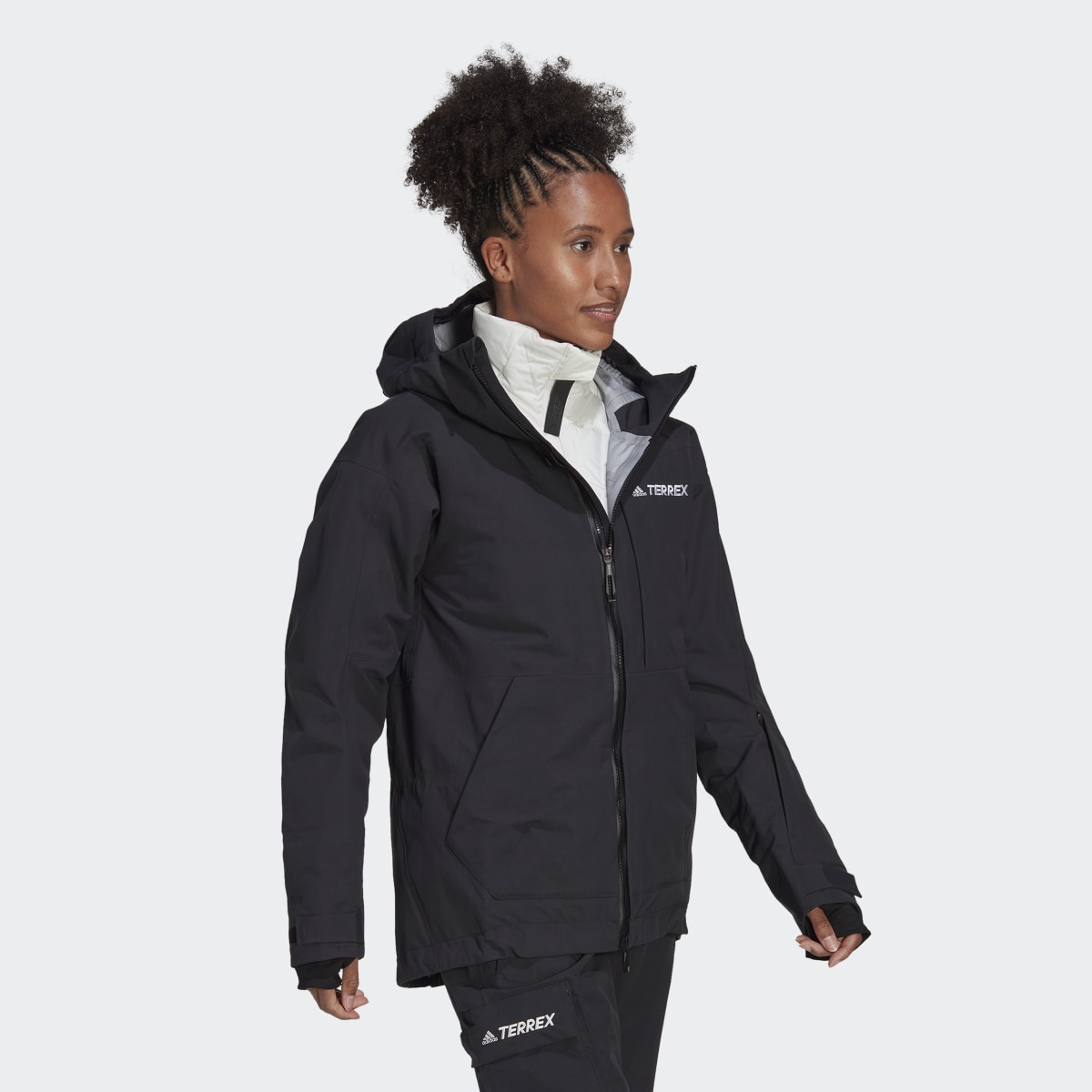 Adidas TERREX 3L POST-CONSUMER NYLON SNOW JACKET. 4