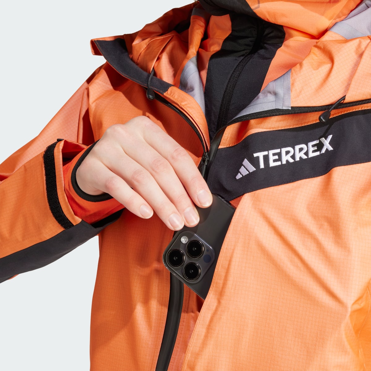 Adidas Terrex Techrock Light GORE-TEX Active Rain Jacket. 7
