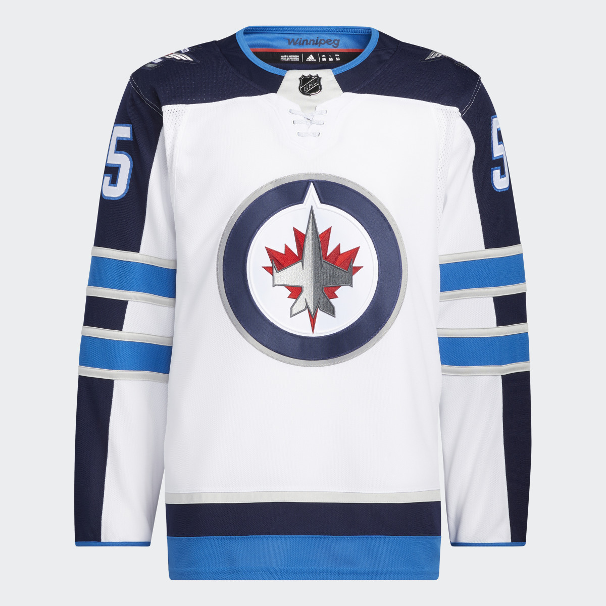 Adidas Jets Scheifele Away Authentic Jersey. 5