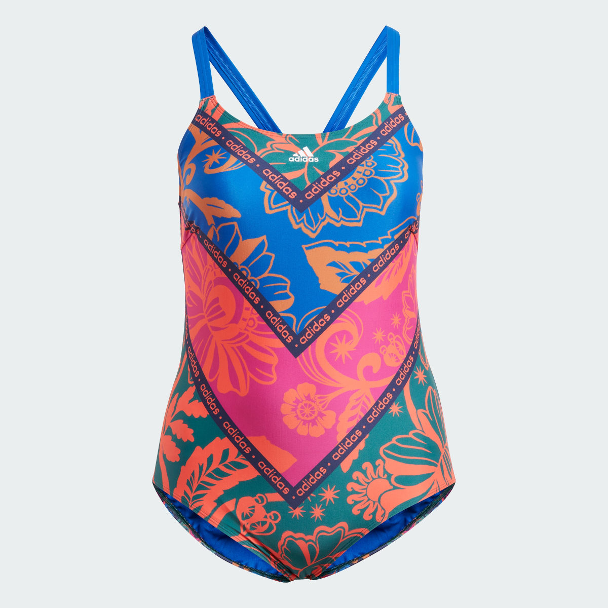 Adidas Costume da bagno adidas x FARM Rio (Curvy). 6