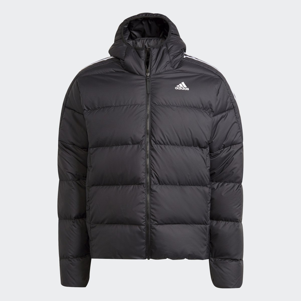 Adidas Chaqueta de plumón con capucha Essentials Midweight. 10