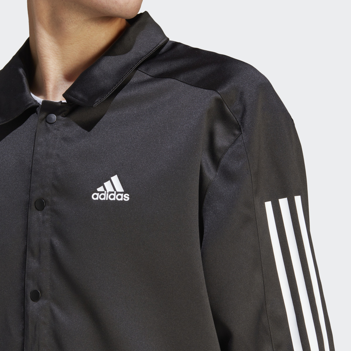 Adidas Satin Coaches Jacke. 6