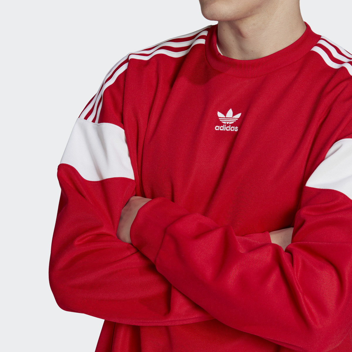 Adidas Sudadera cuello redondo Adicolor Classics Cut Line. 7