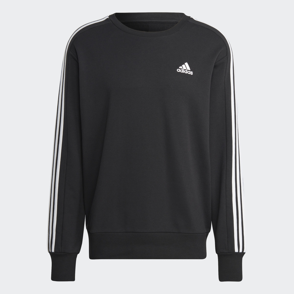 Adidas Essentials French Terry 3-Streifen Sweatshirt. 6