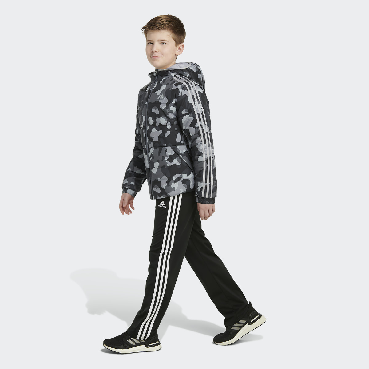 Adidas Camo Allover Print Puffer Jacket. 5