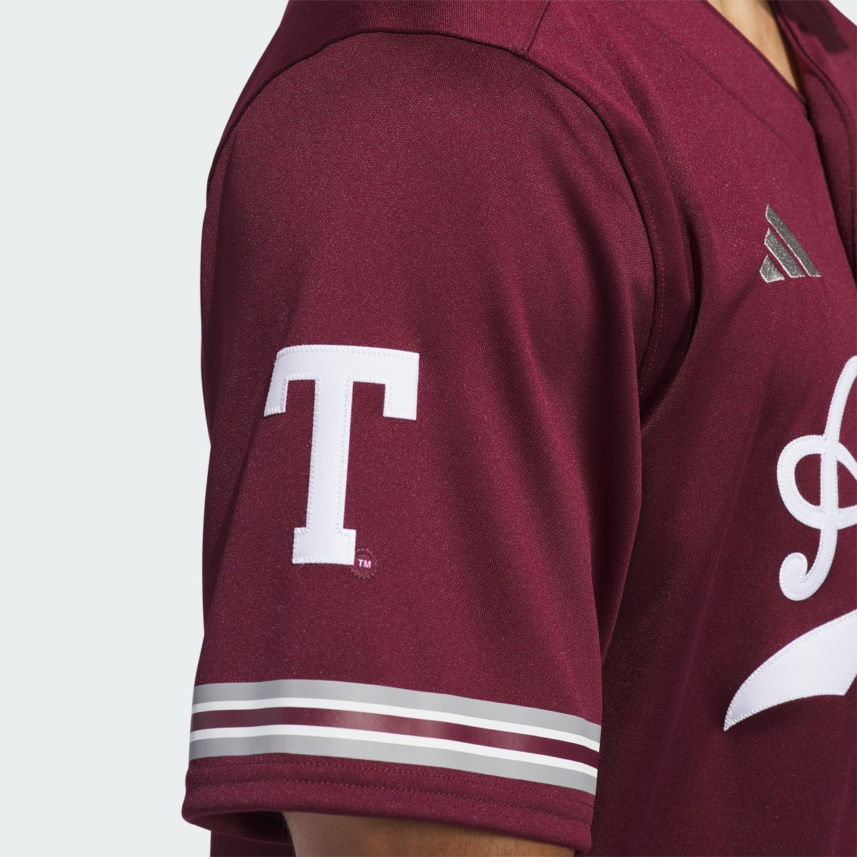 Adidas Texas A&M Reverse Retro Replica Baseball Jersey. 7