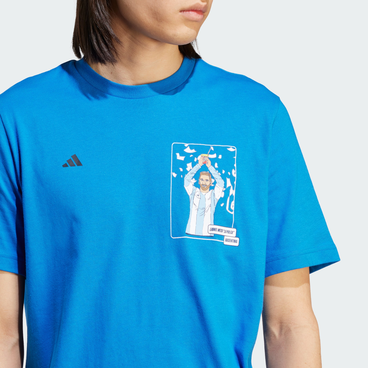 Adidas Playera Messi Fútbol Icon Estampada. 7