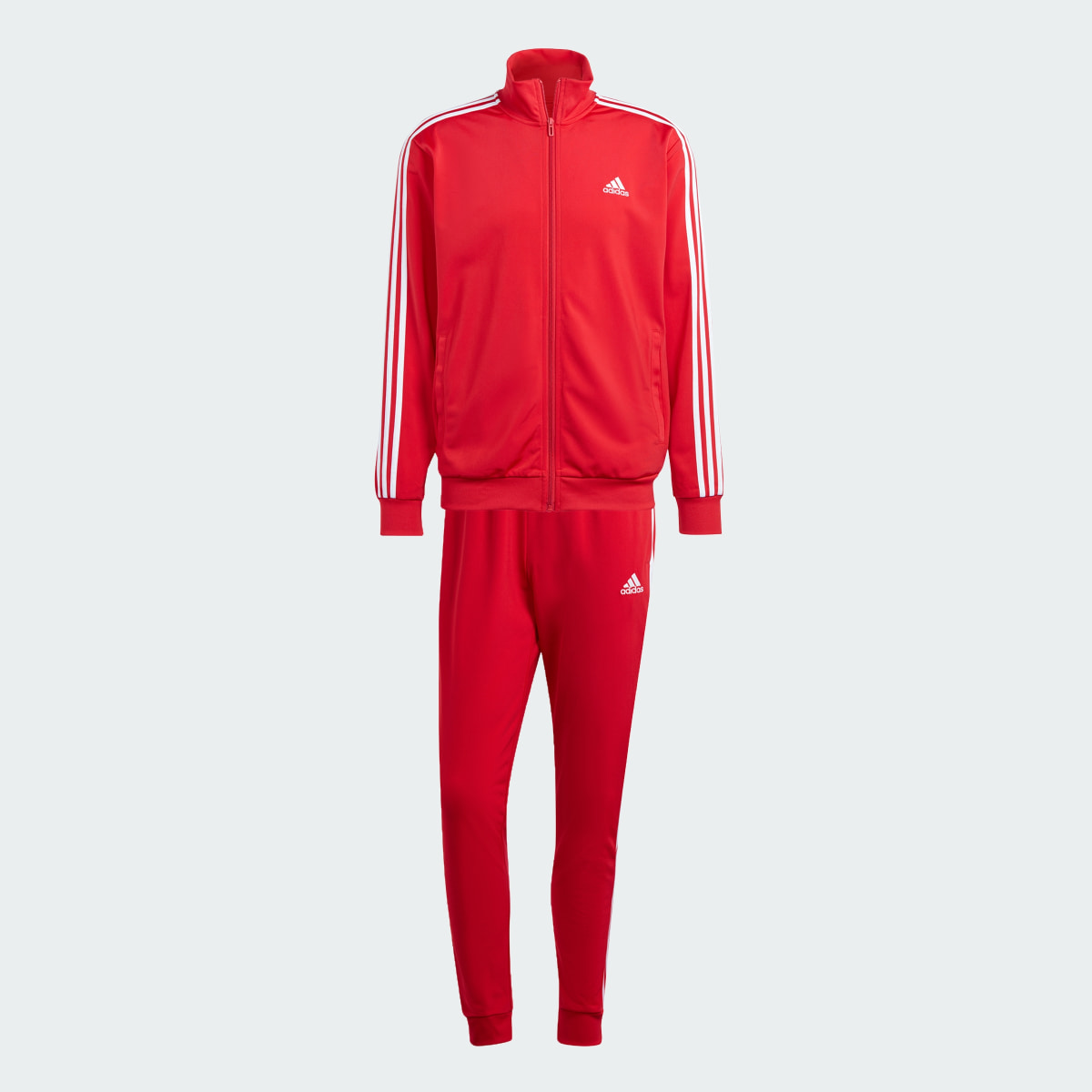 Adidas Basic 3-Streifen Tricot Trainingsanzug. 5