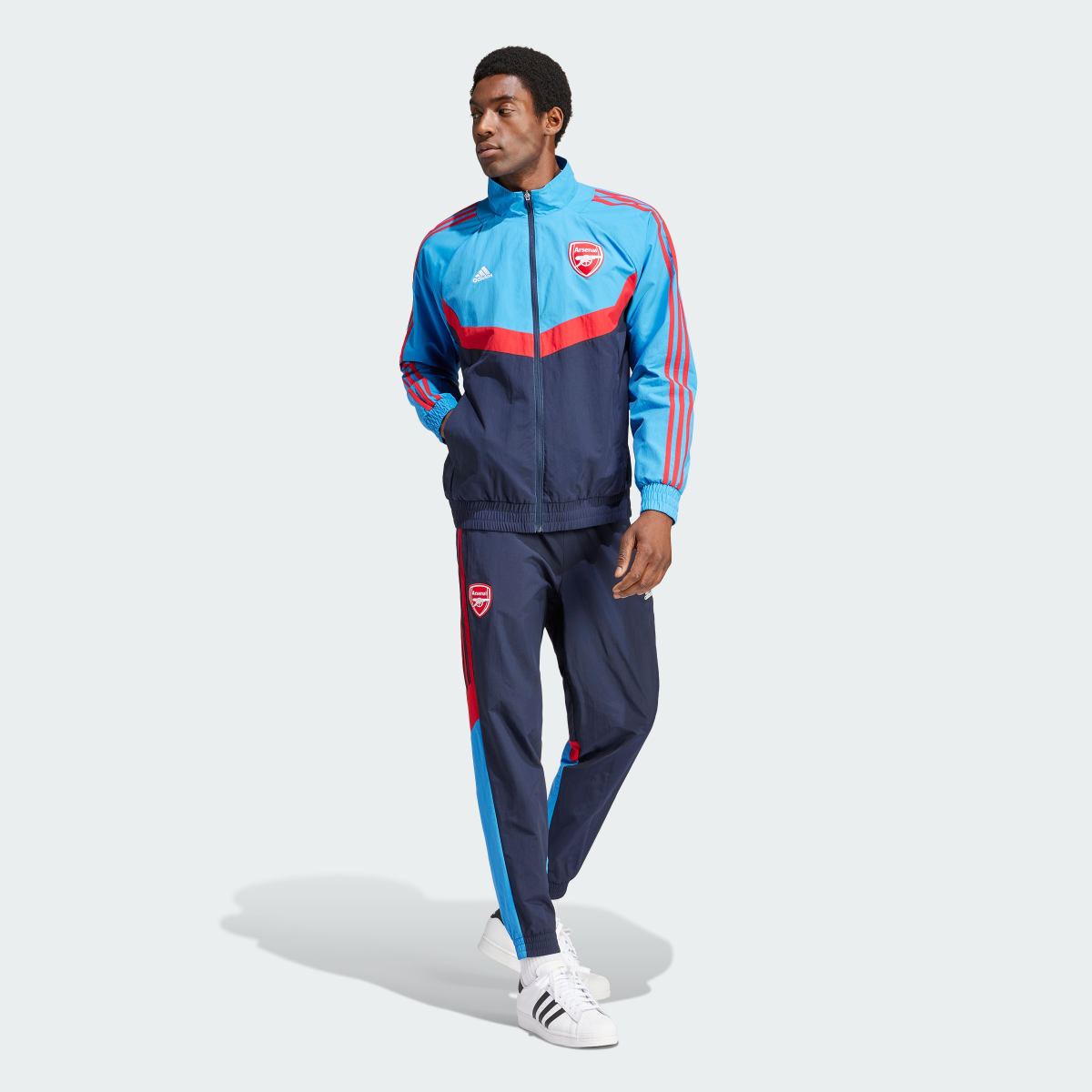 Adidas Arsenal Woven Track Tracksuit Bottoms. 4