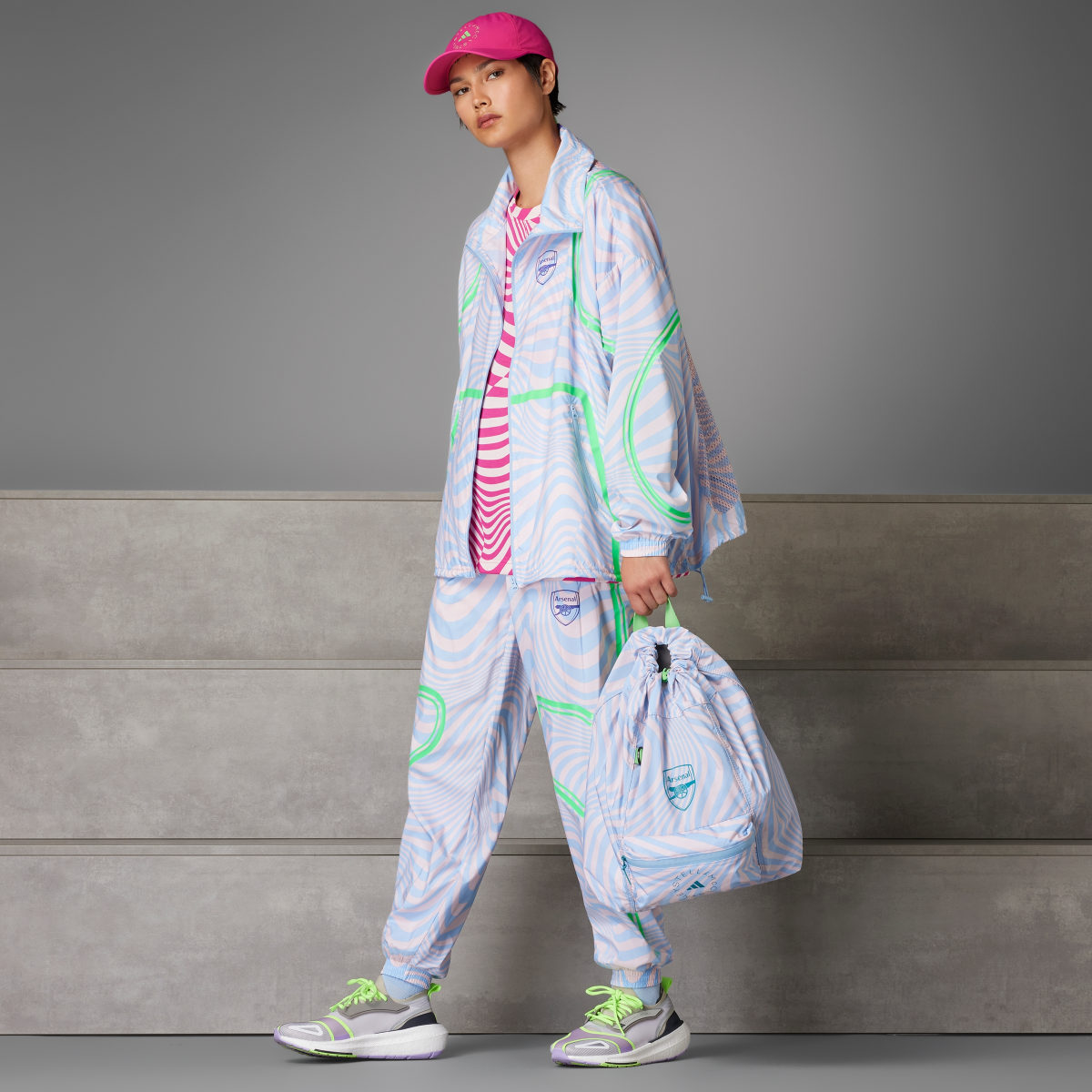 Adidas Veste en toile Arsenal x adidas by Stella McCartney. 6