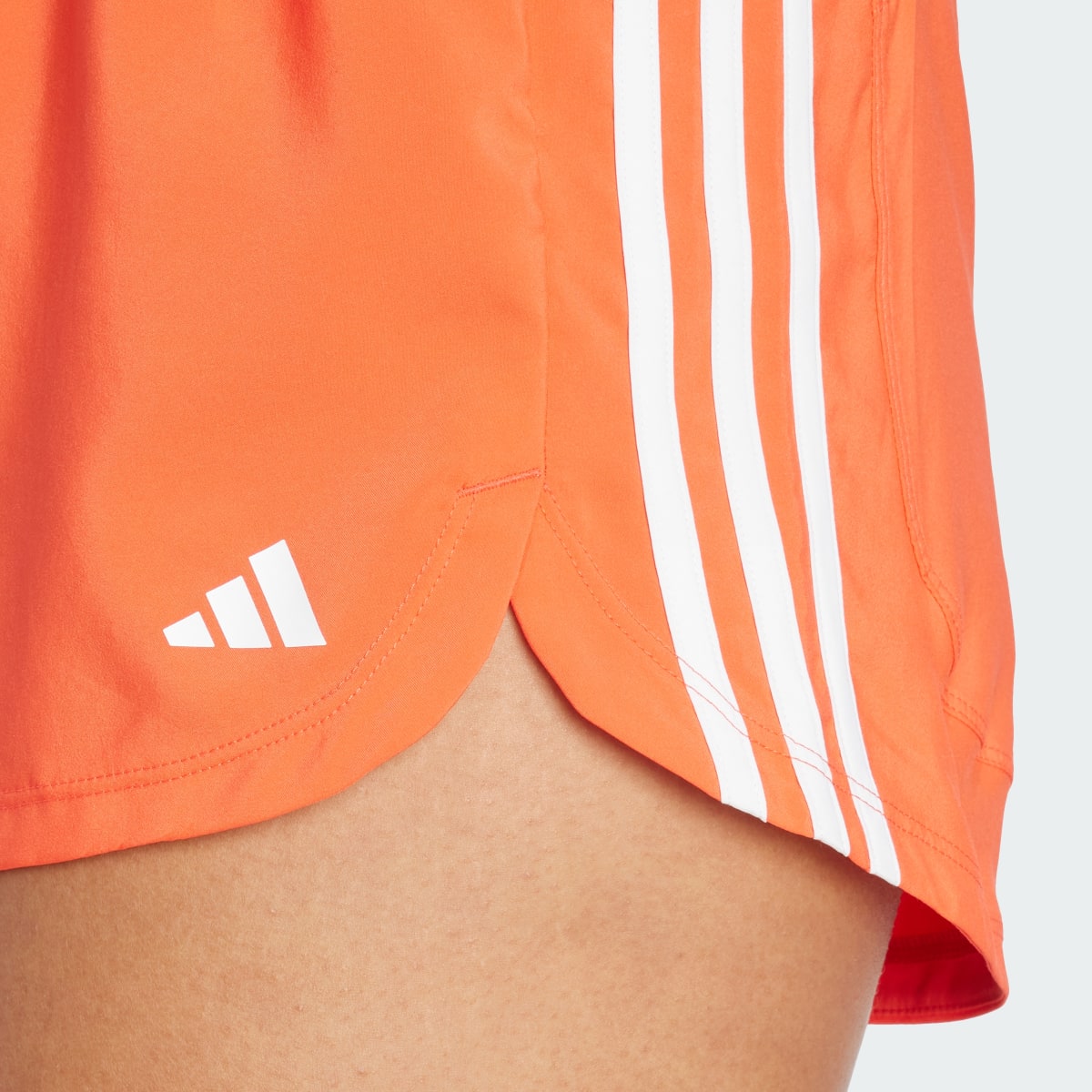 Adidas Pacer Training 3-Stripes Woven High-Rise Shorts. 6