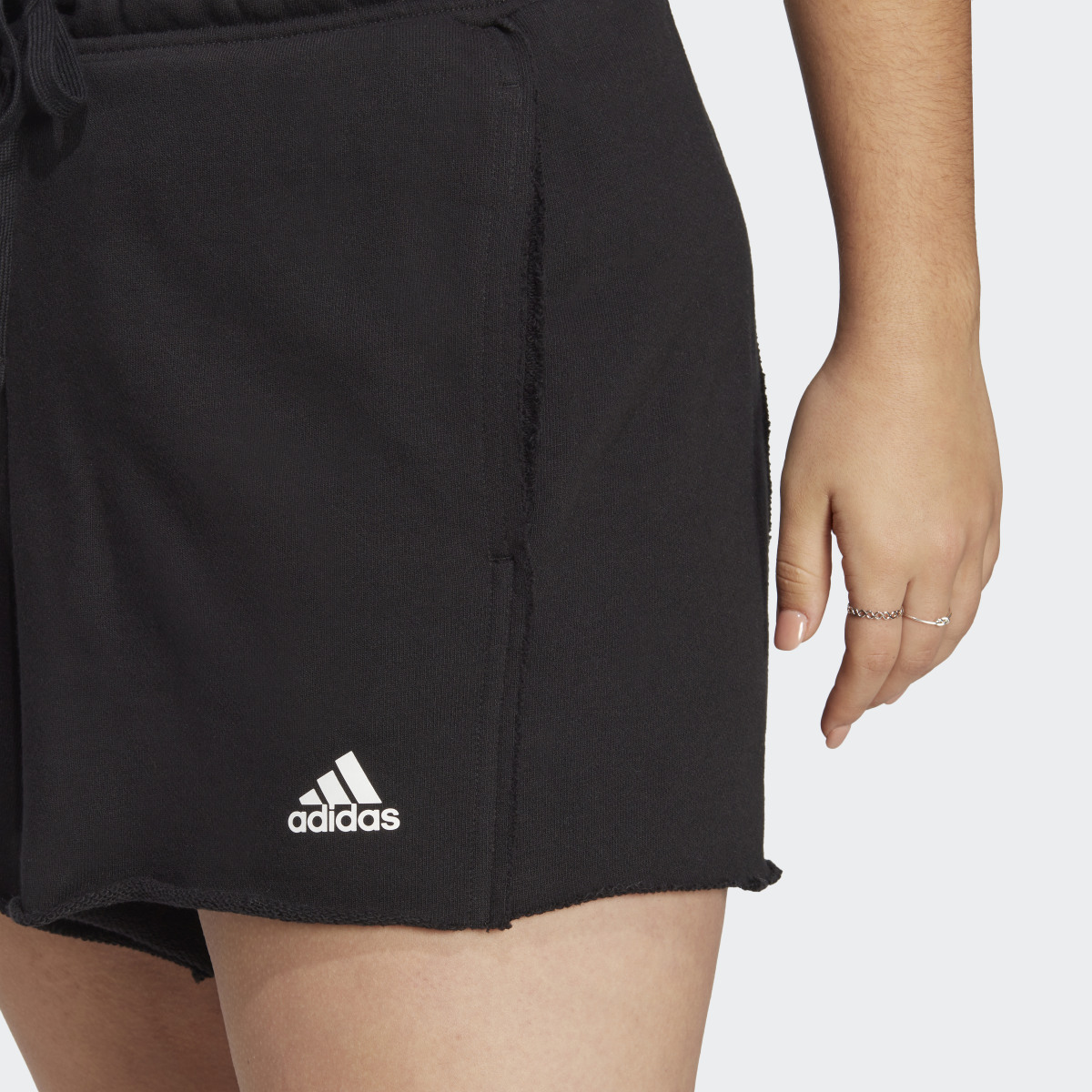 Adidas Collective Power High-Rise Relaxed Shorts (Plus Size). 5