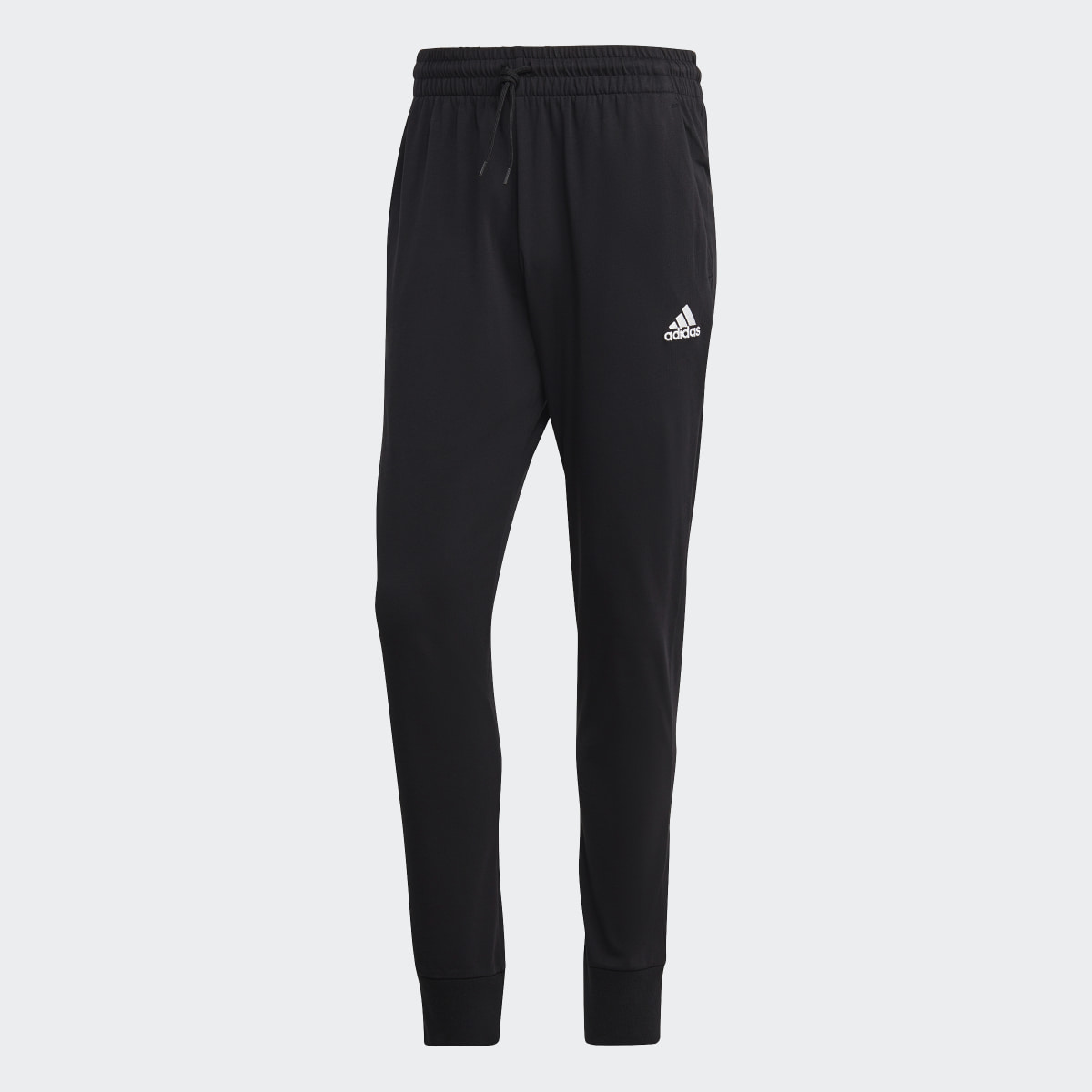 Adidas Essentials Single Jersey Tapered Cuff Pants. 5
