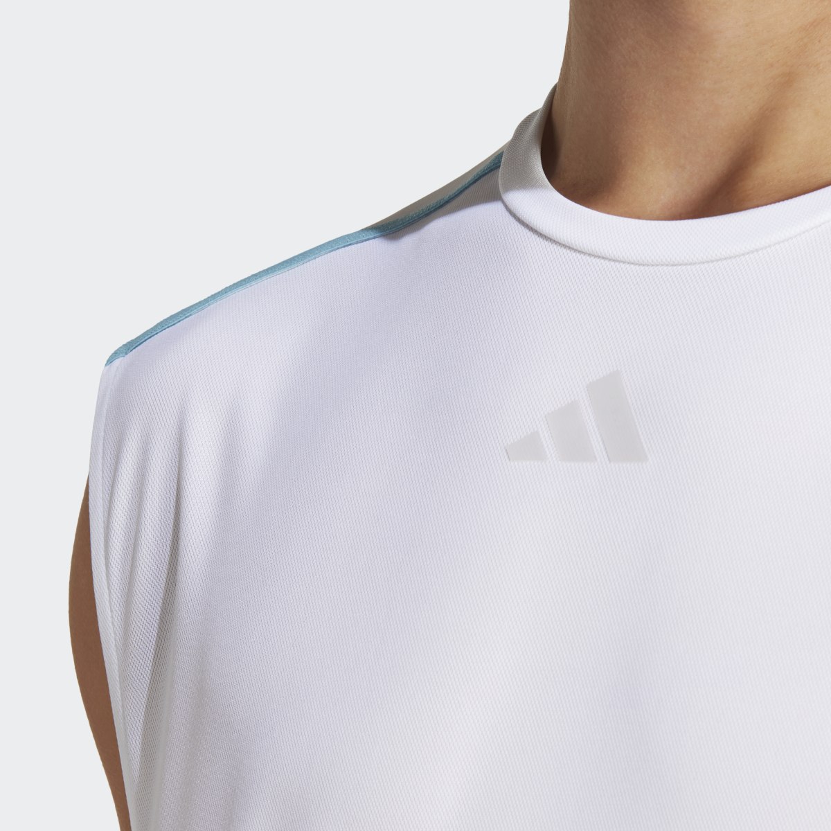 Adidas Workout Base Sleeveless Tee. 6