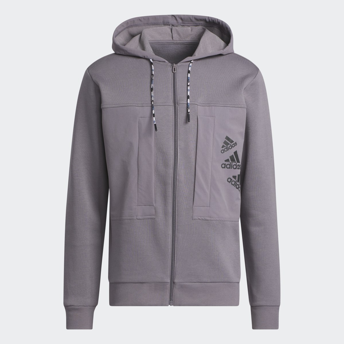 Adidas Essentials BrandLove Fleece Full-Zip Hoodie. 5