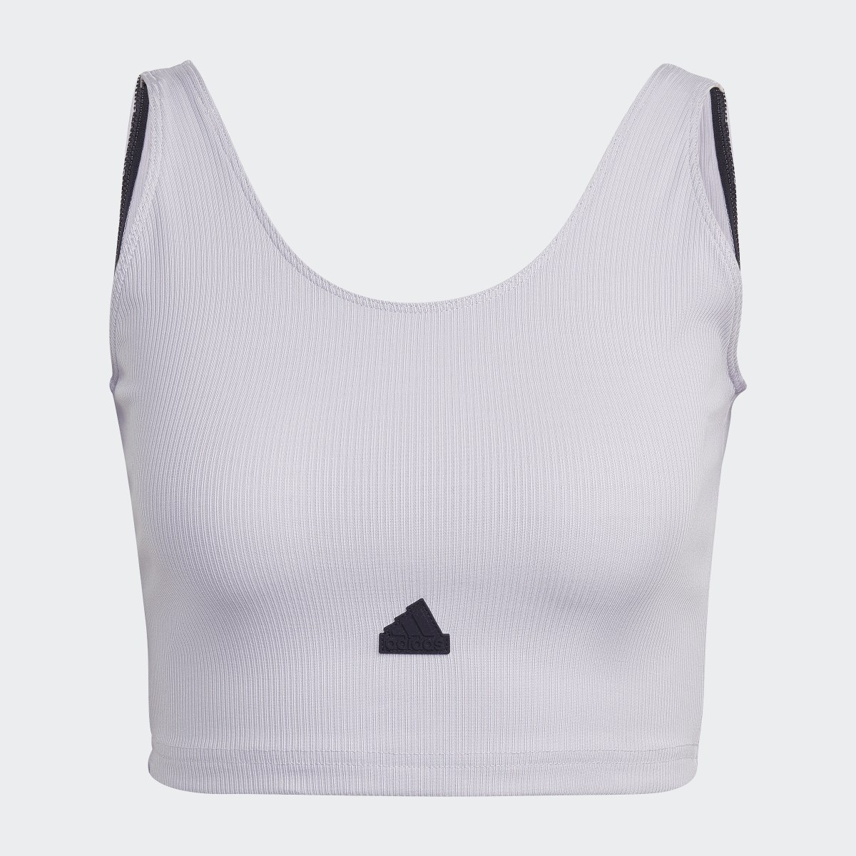 Adidas Rib Cropped Top. 6