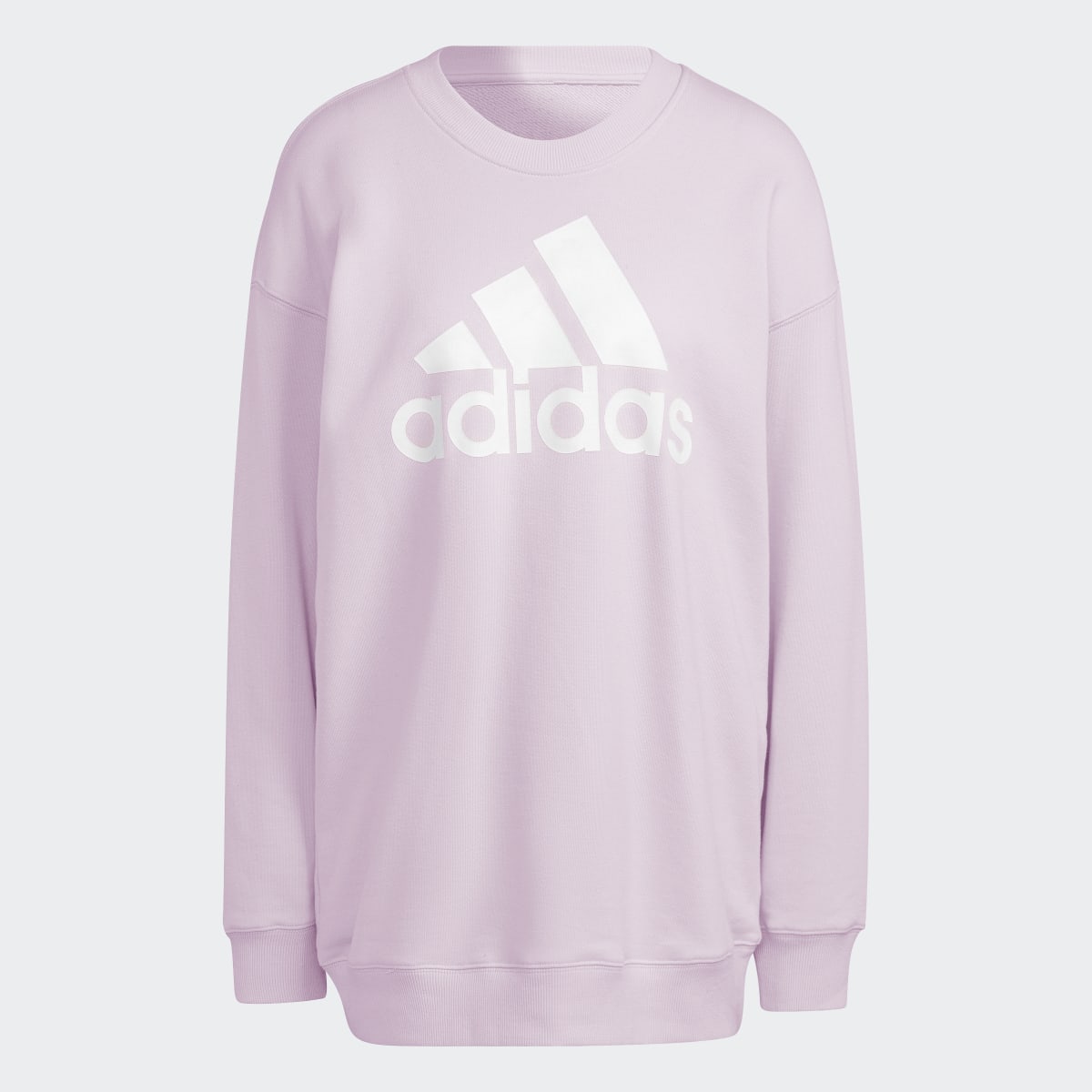 Adidas Sudadera Essentials Logo Extra Grande Tela French Terry Ajuste Holgado. 5