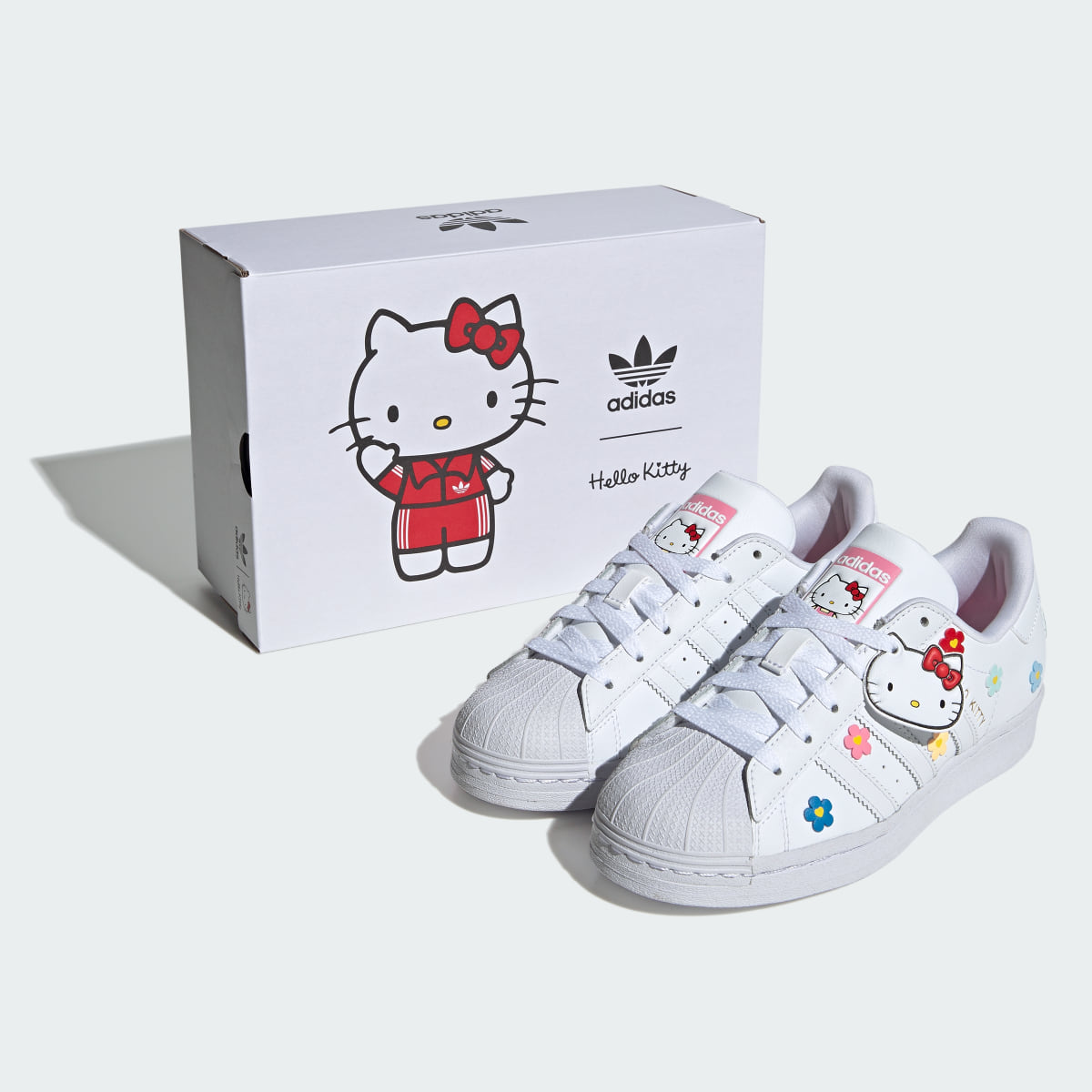 Adidas Originals x Hello Kitty Superstar Kids Ayakkabı. 10