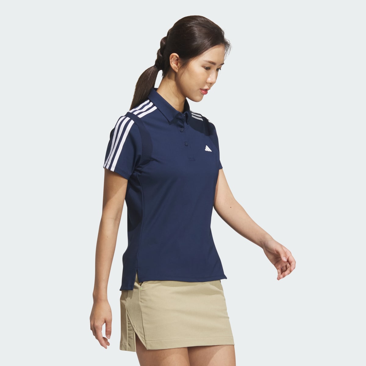 Adidas HEAT.RDY 3-Stripes Short Sleeve Polo Shirt. 4