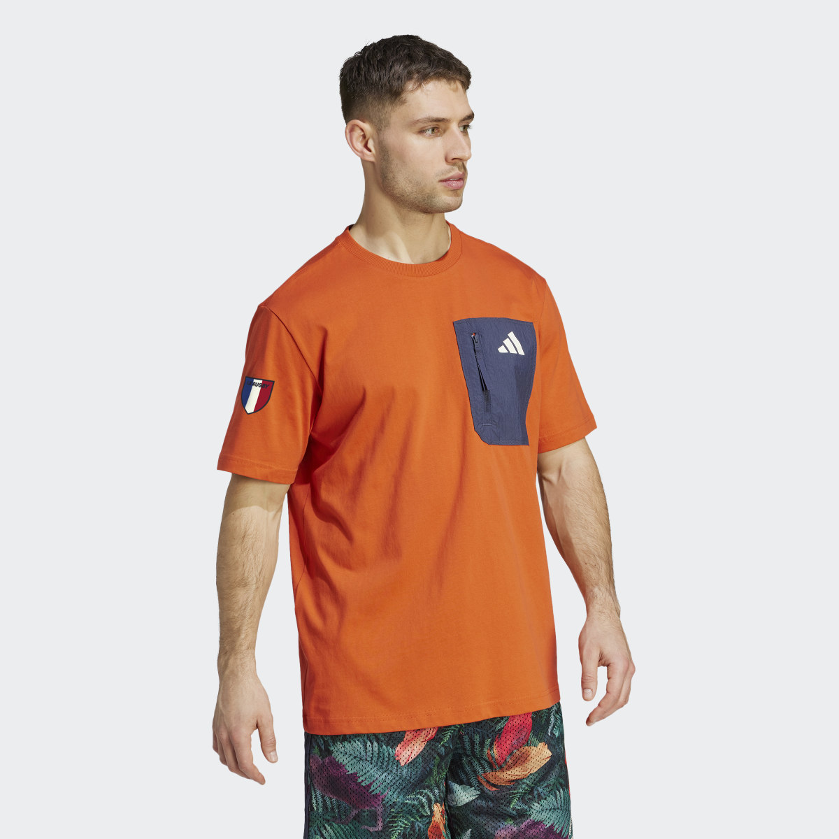 Adidas French Capsule Rugby Lifestyle T-Shirt. 5