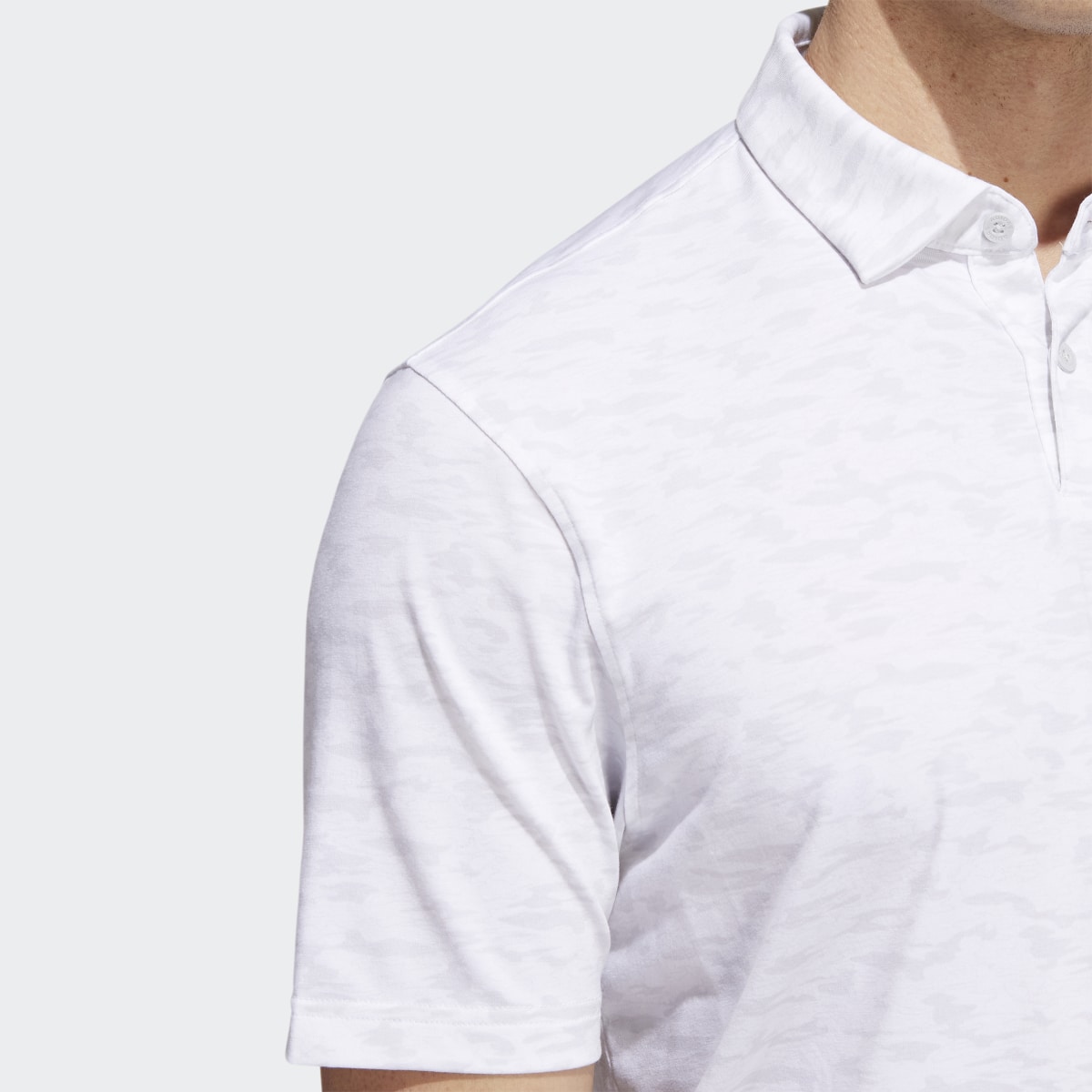 Adidas Go-To Camo-Print Golf Polo Shirt. 6