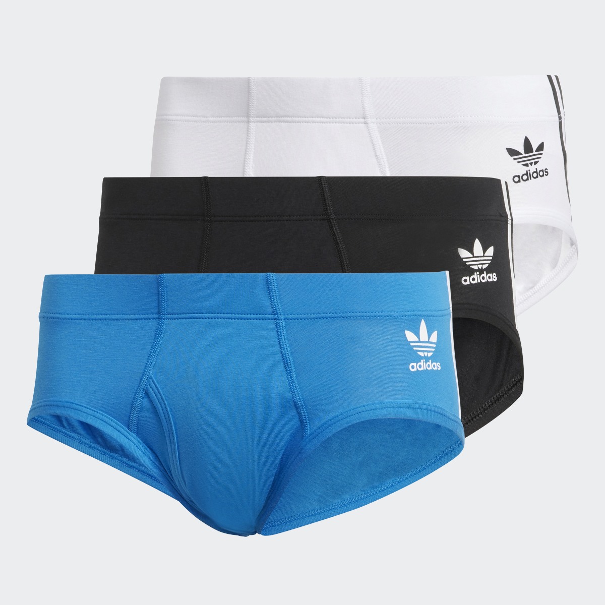 Adidas Comfort Flex Cotton 3-Stripes Briefs (3 pairs). 6