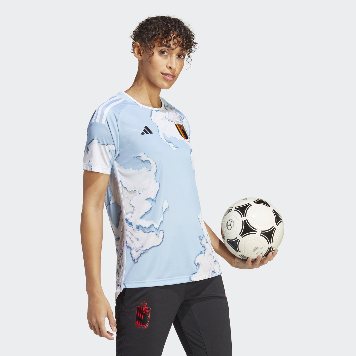 Adidas Belgium Women's Team 23 Away Jersey. 4