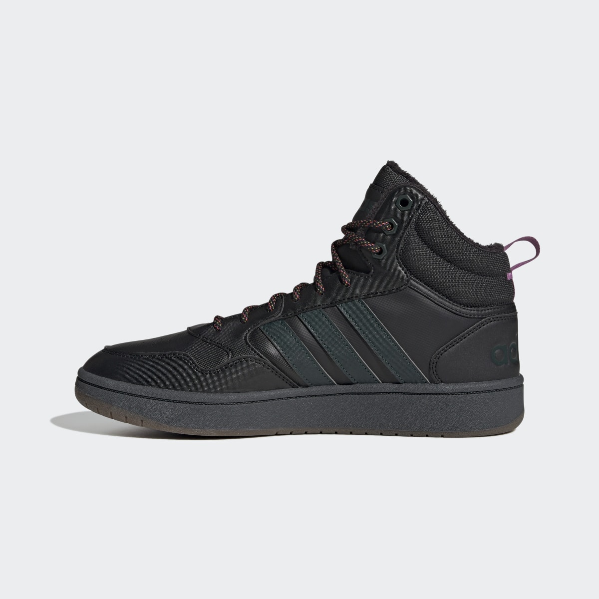 Adidas Scarpe Hoops 3.0 Mid Lifestyle Basketball Classic Fur Lining Winterized. 7