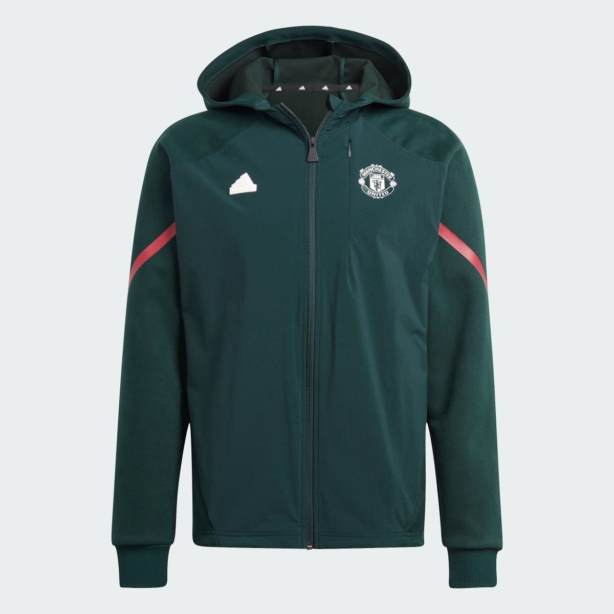 Adidas Chaqueta con capucha Manchester United Designed for Gameday. 5