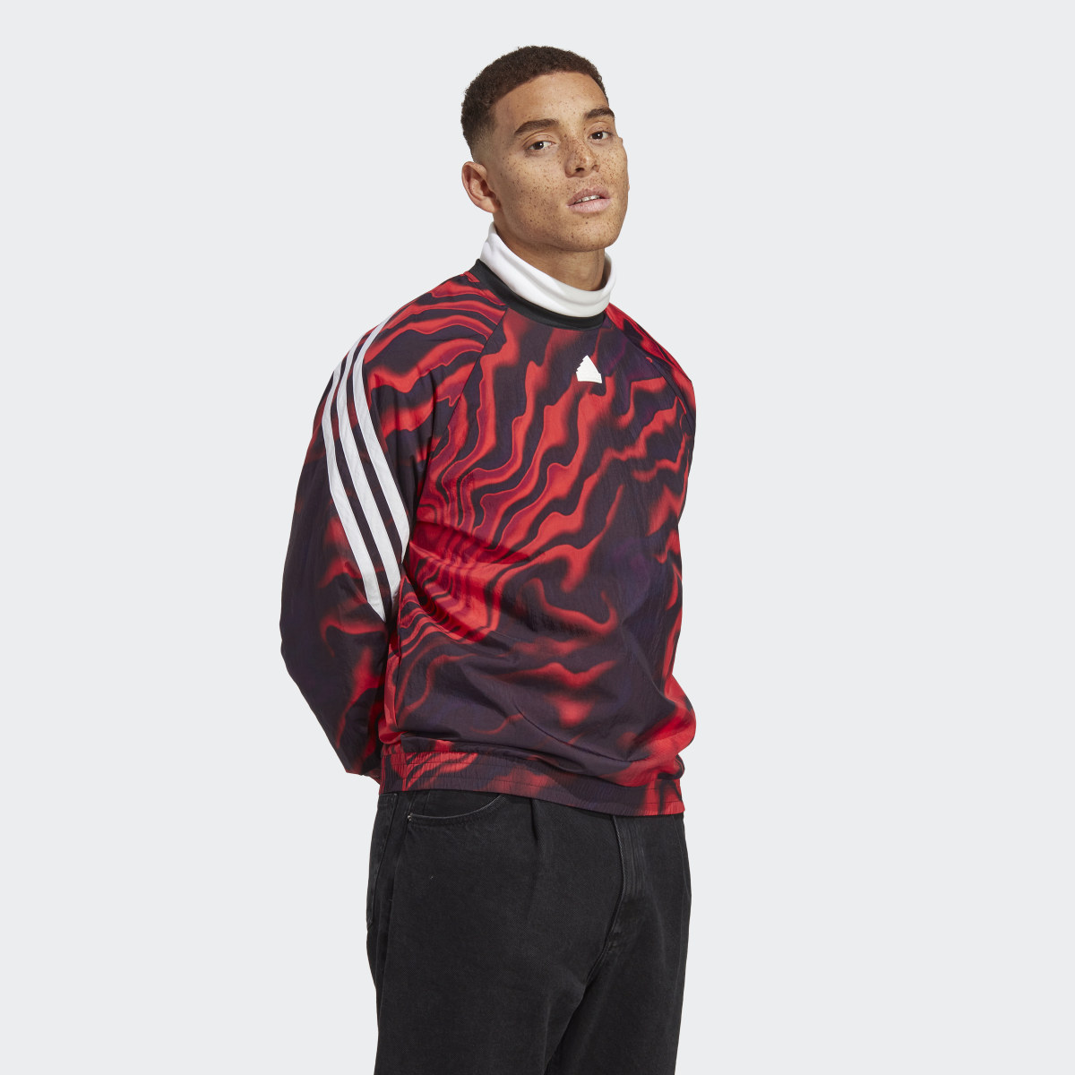 Adidas Future Icons Graphic Crew Sweatshirt. 4