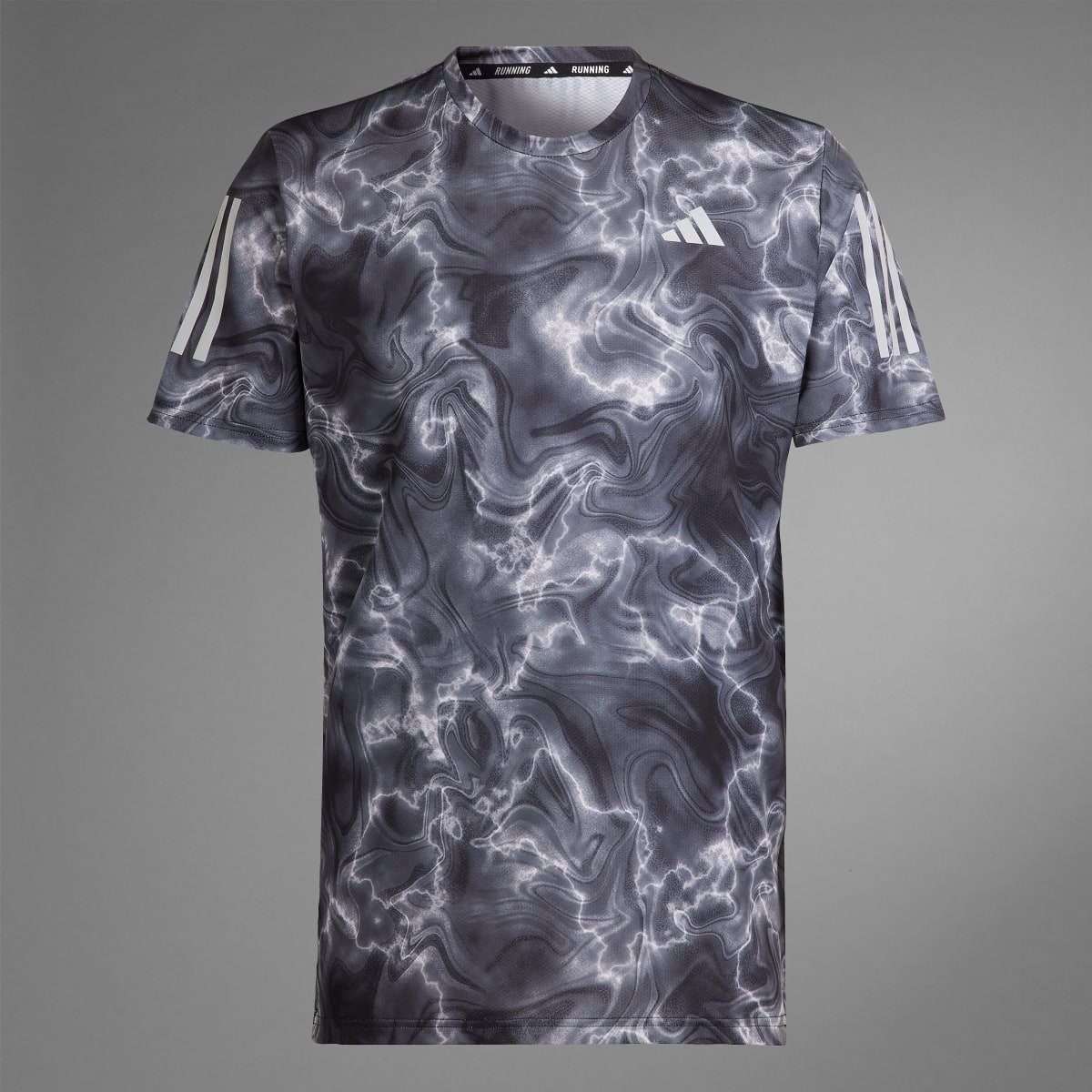 Adidas Own the Run Allover Print Tee. 11