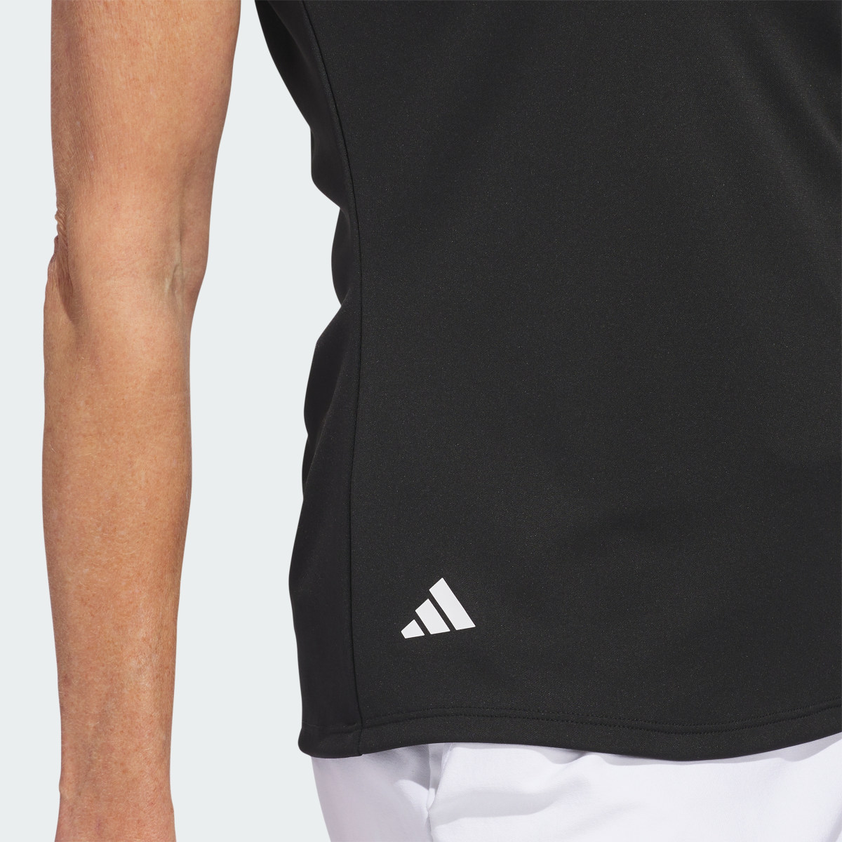 Adidas Solid Performance Short Sleeve Poloshirt. 7
