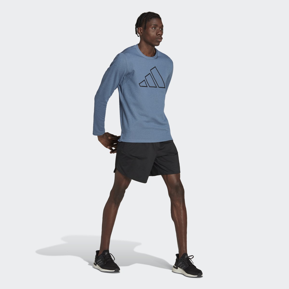 Adidas Sweat-shirt ras-du-cou de training Train Icons 3 Bar Logo. 4