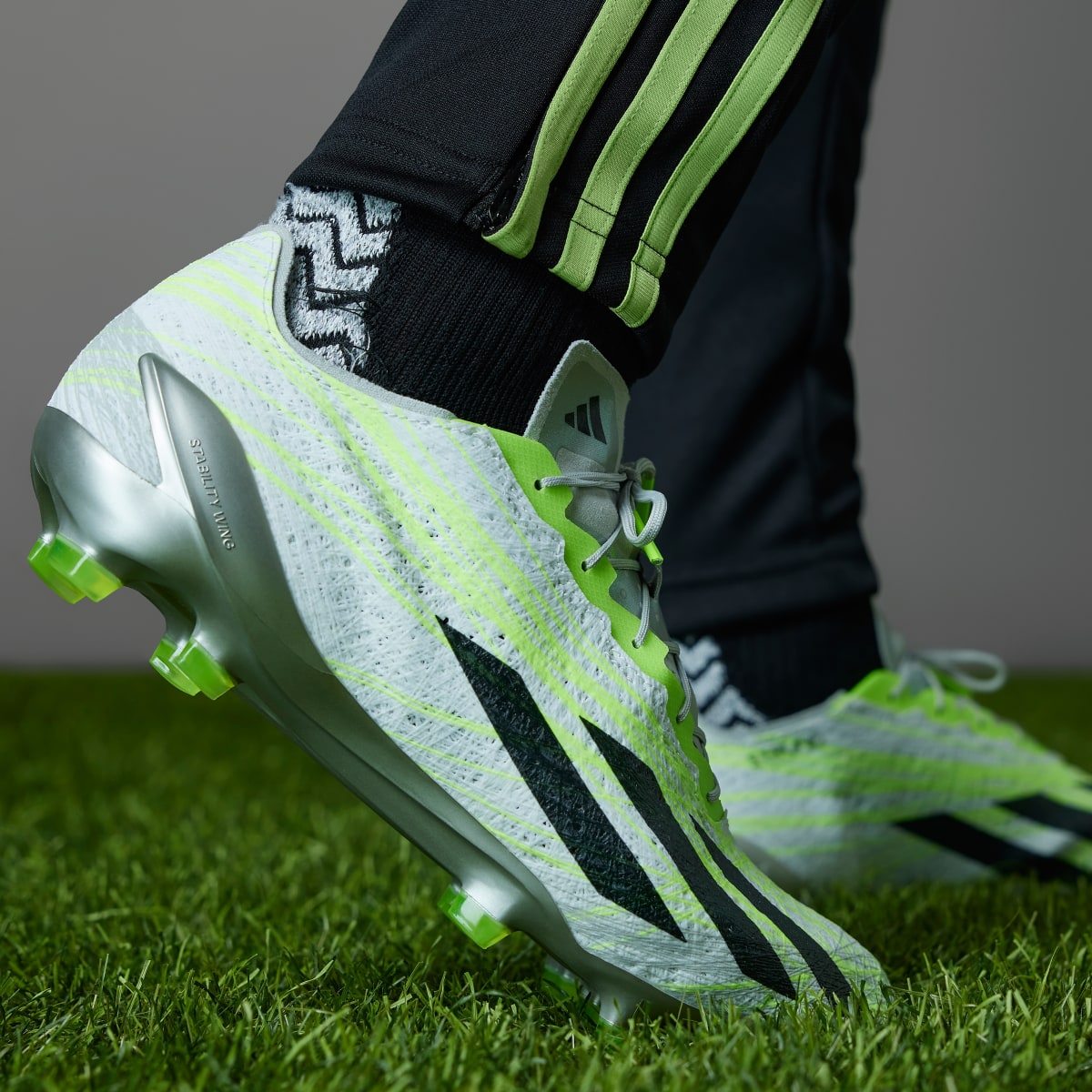 Adidas Crazyfast STRUNG+ Firm Ground Soccer Cleats. 6