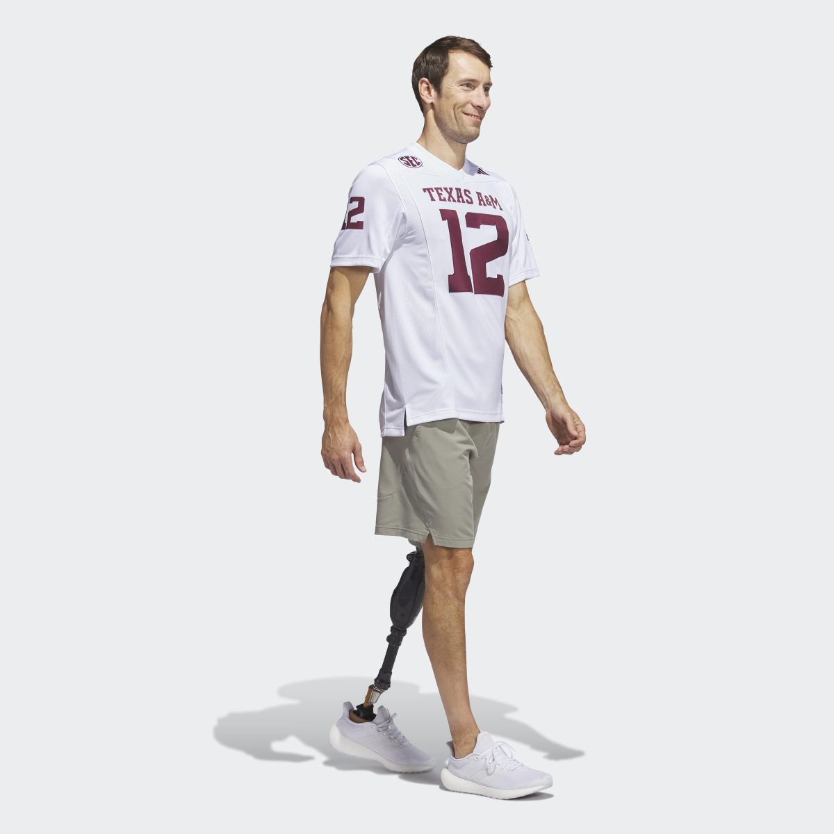 Adidas Texas A&M Football Off-Field Away Jersey. 4