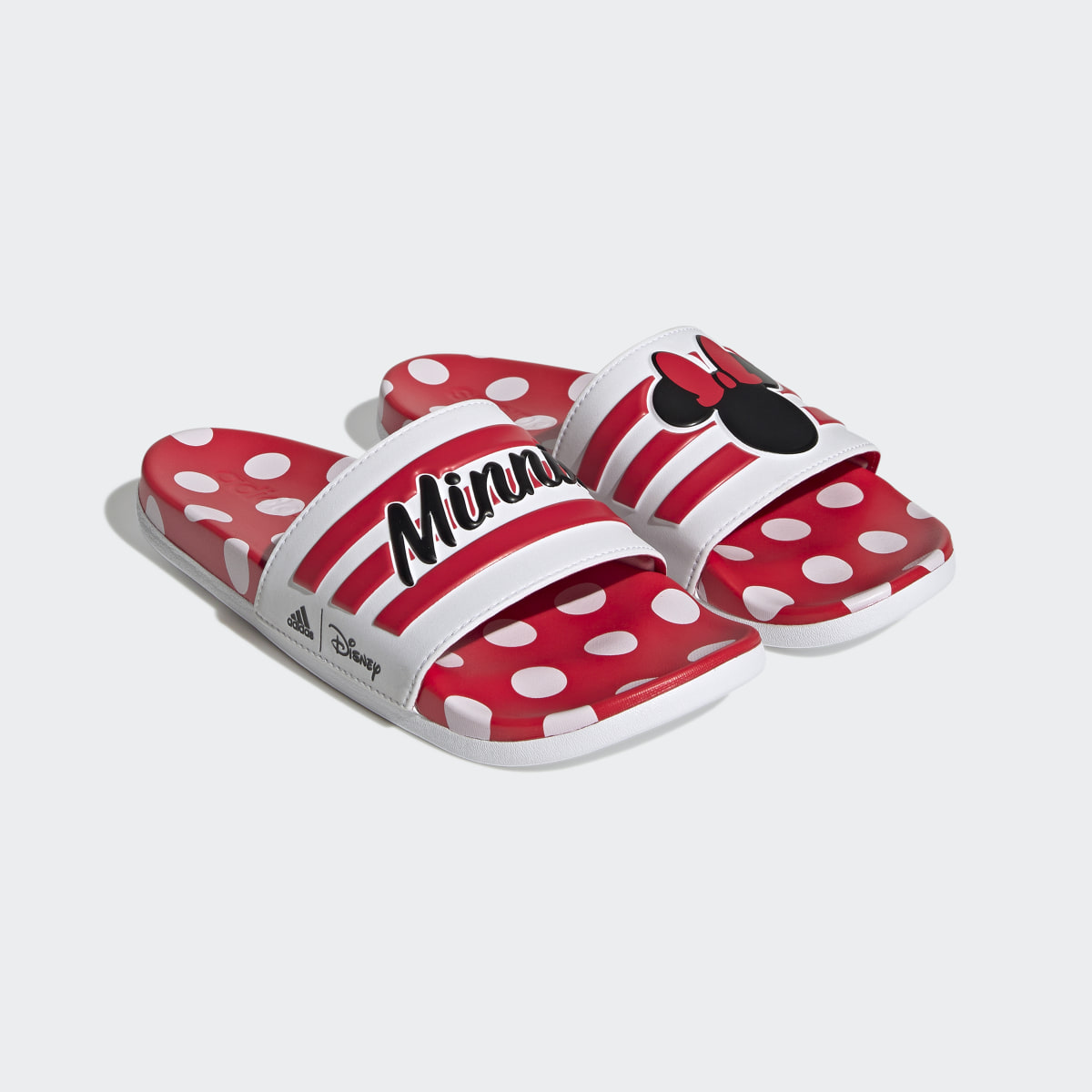 Adidas Adilette Comfort Minnie Mouse Slides. 7