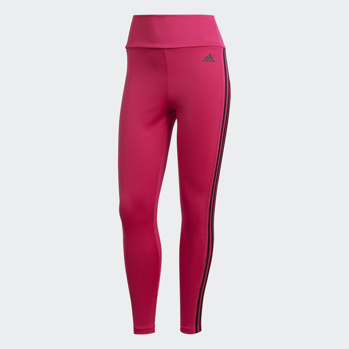 Adidas Leggings 7/8 Designed to Move High-Rise 3-Stripes Sport. 4