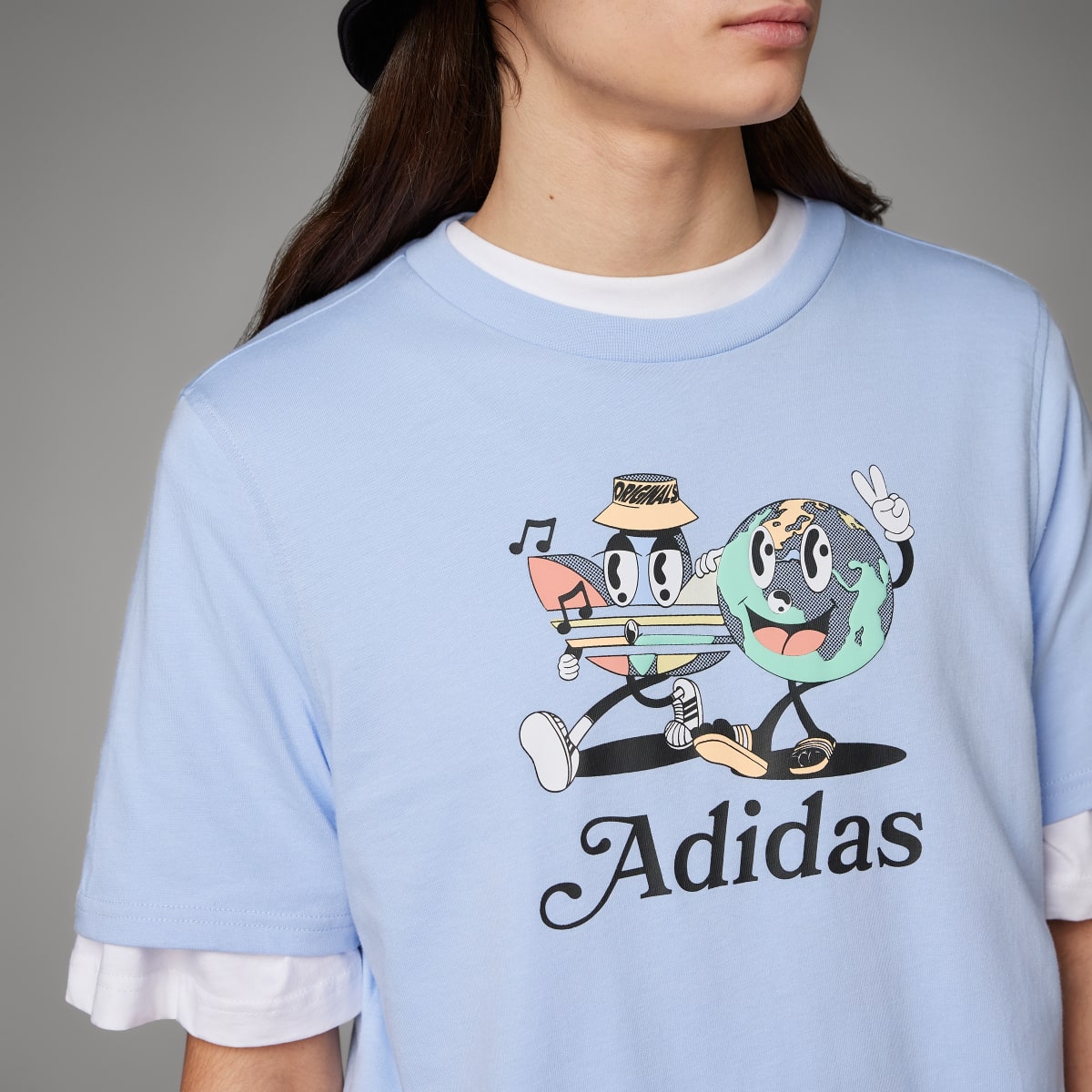 Adidas Enjoy Summer Graphic T-Shirt. 5