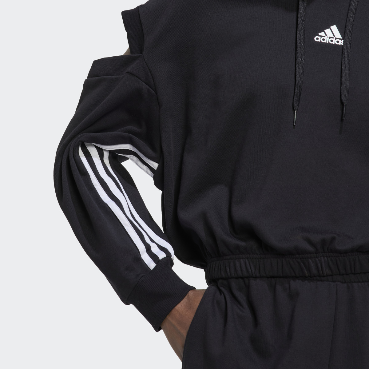 Adidas Hyperglam 3-Stripes with Cutout Detail Sweatshirt. 6