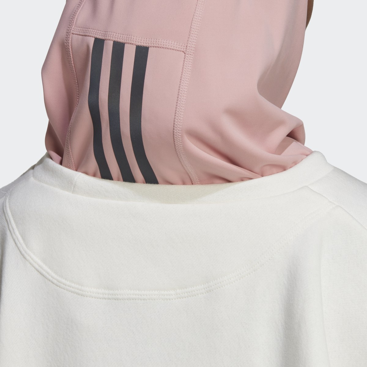 Adidas Studio Lounge Fleece Sweatshirt. 7