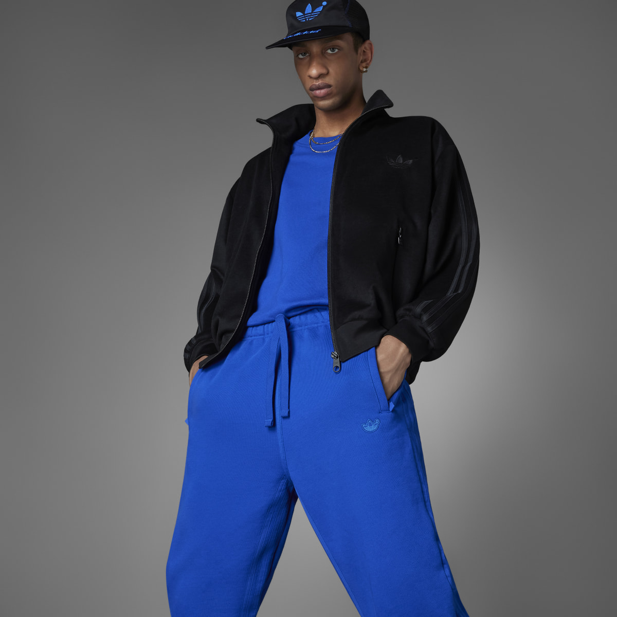 Adidas Blue Version Essentials Joggers. 7