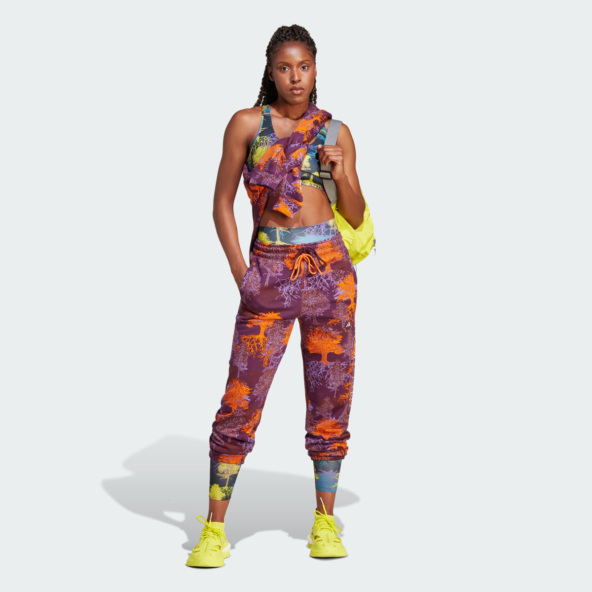 Adidas by Stella McCartney TruePurpose Optime Printed 7/8 Training Leggings. 5