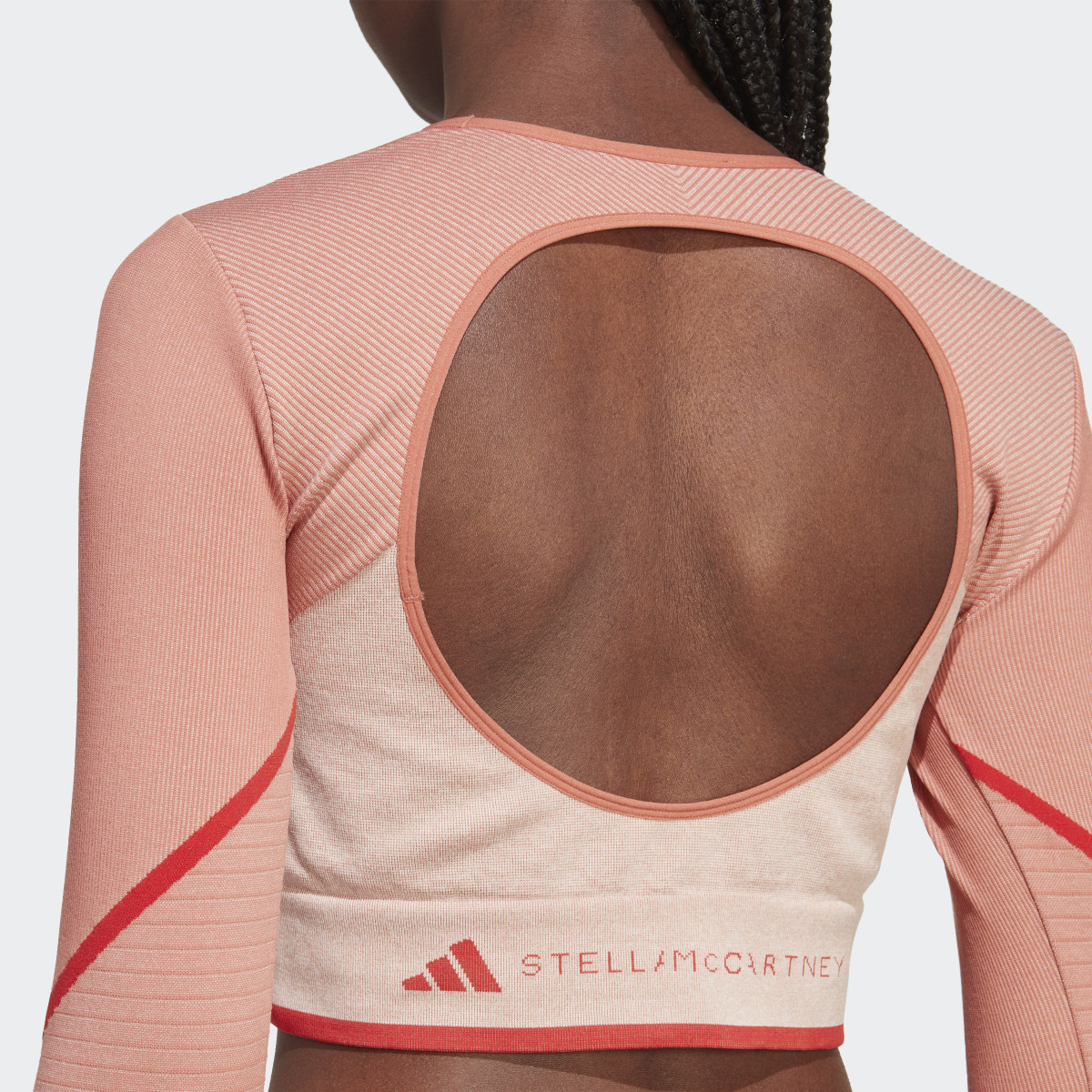 Adidas by Stella McCartney TrueStrength Seamless Long Sleeve Crop Uzun Kollu Üst. 7