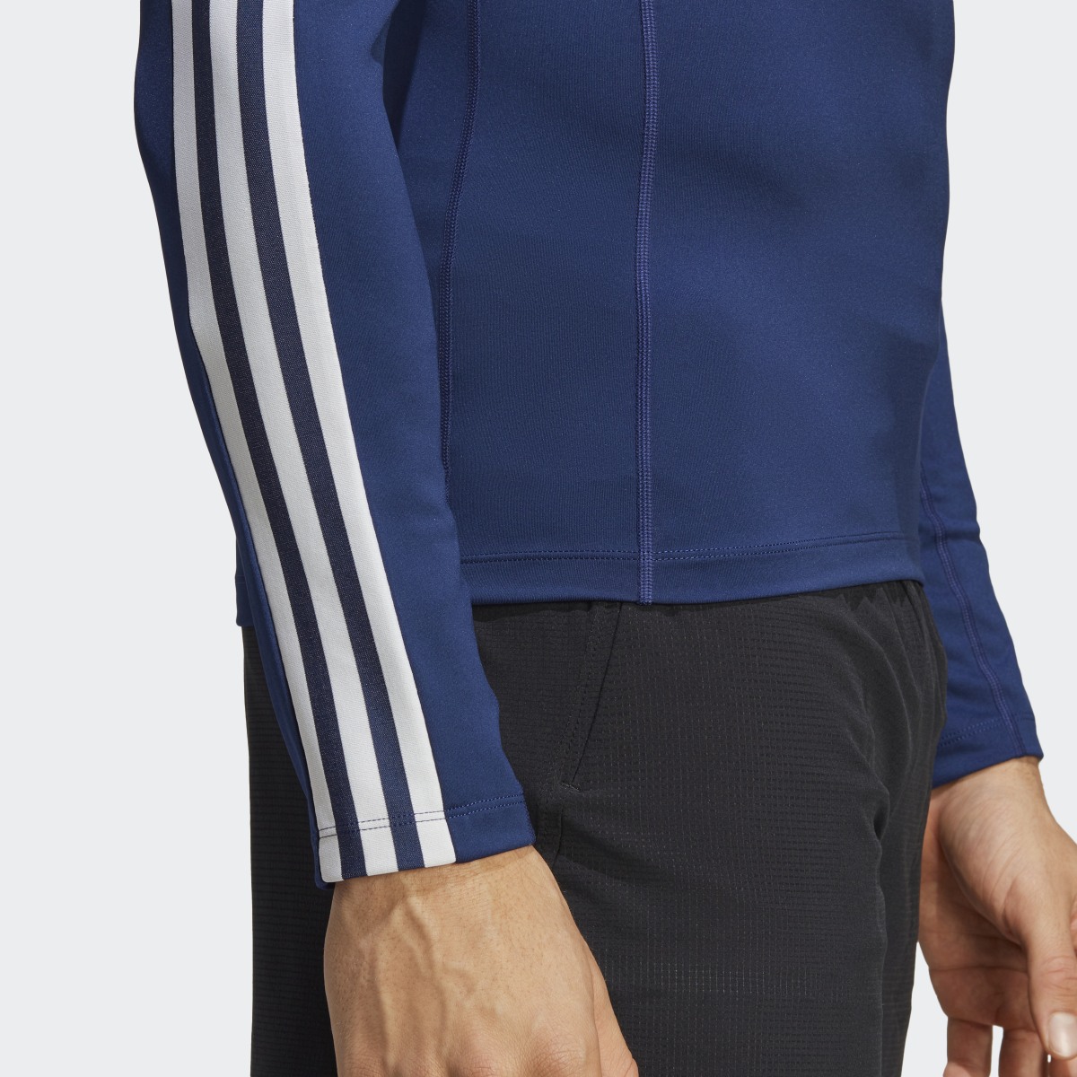 Adidas Techfit 3-Stripes Training Long Sleeve Tee. 7