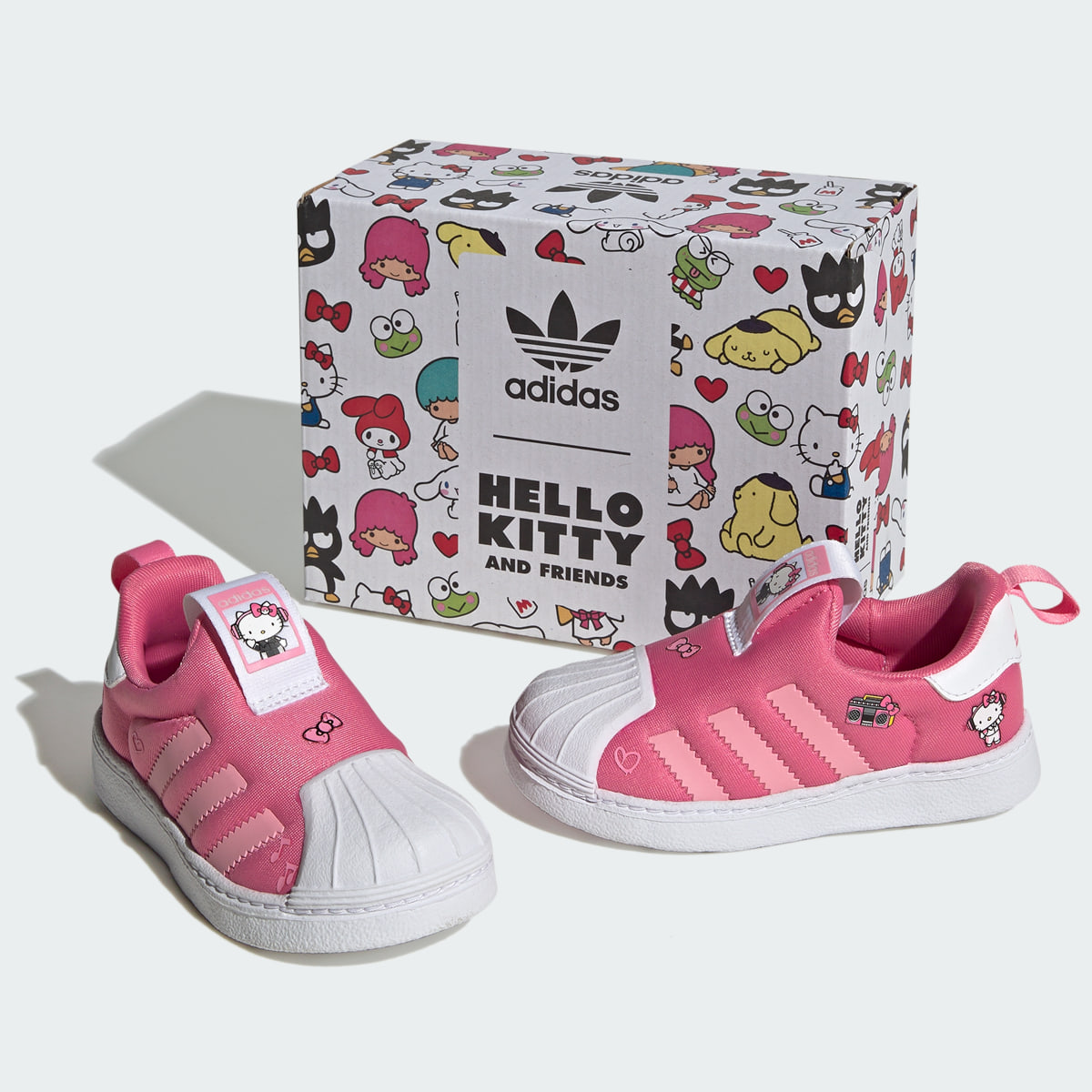 Adidas Originals x Hello Kitty and Friends Superstar 360 Kids Ayakkabı. 8