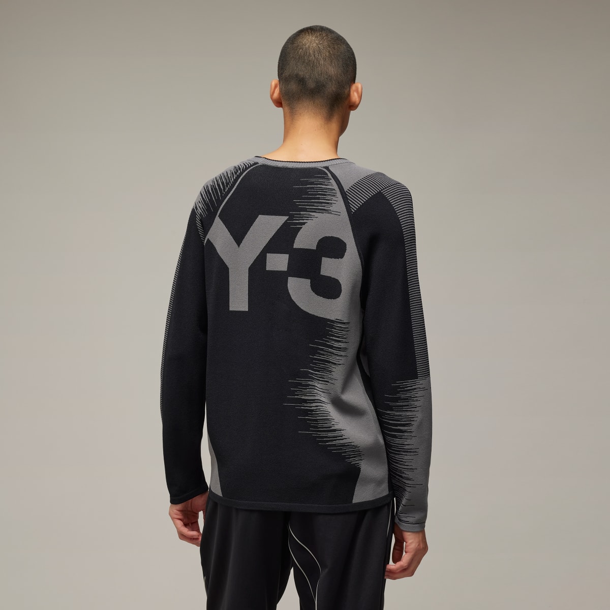 Adidas Y-3 Logo Knit Sweatshirt. 3