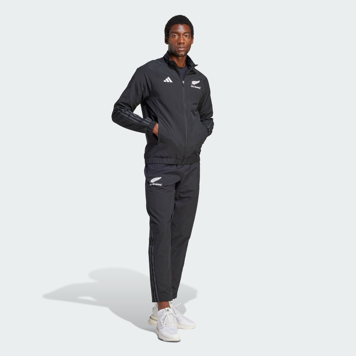 Adidas All Blacks Rugby Track Suit Track Top. 7