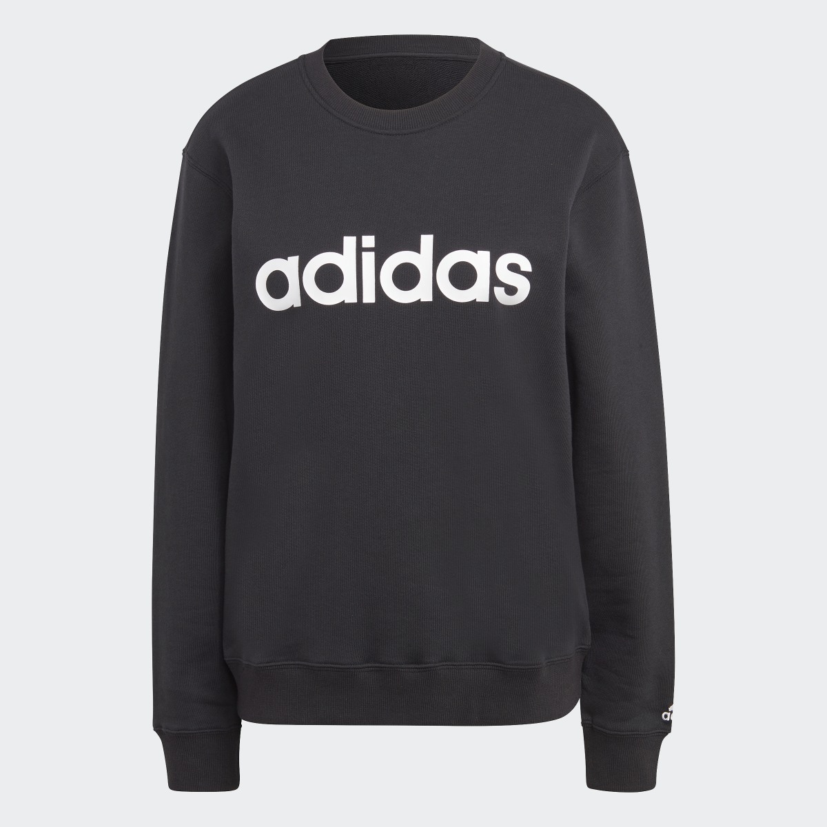 Adidas Essentials Linear French Terry Sweatshirt. 5